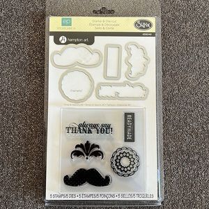 Sizzix Stamp & Die Cut set. NWT Echo Park Paper Times & Seasons #2 Discontinued
